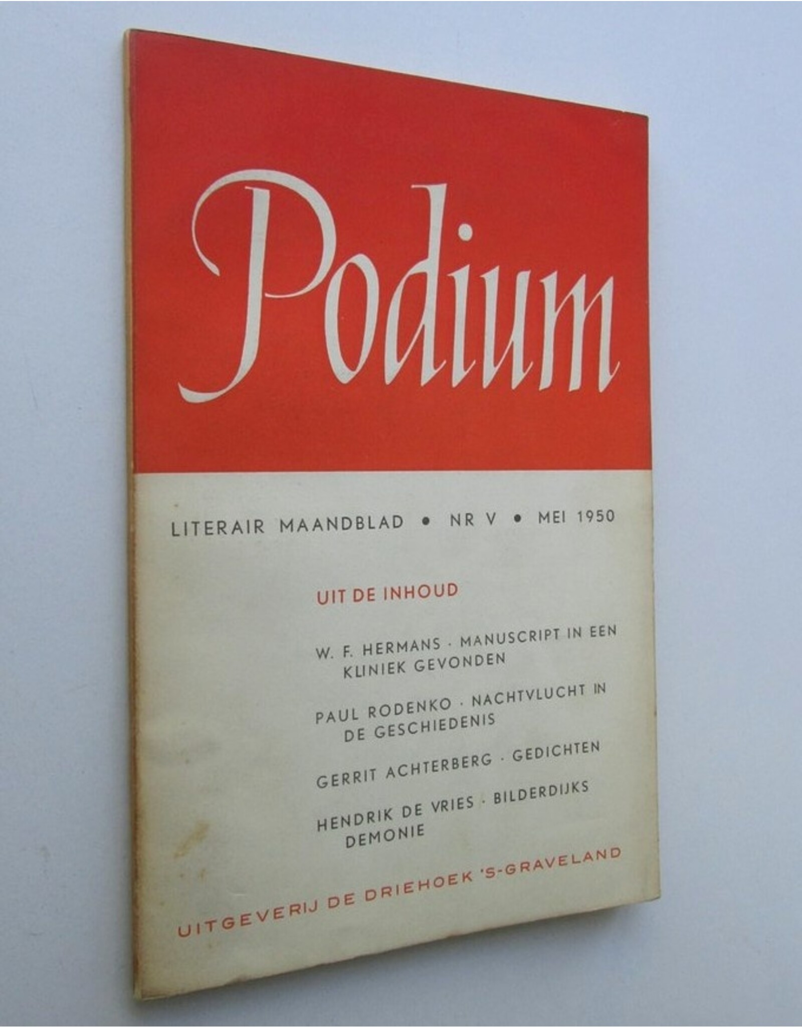 W.F. Hermans - Manuscript in een kliniek gevonden [in: Podium Zesde jaargang Nr V [5]