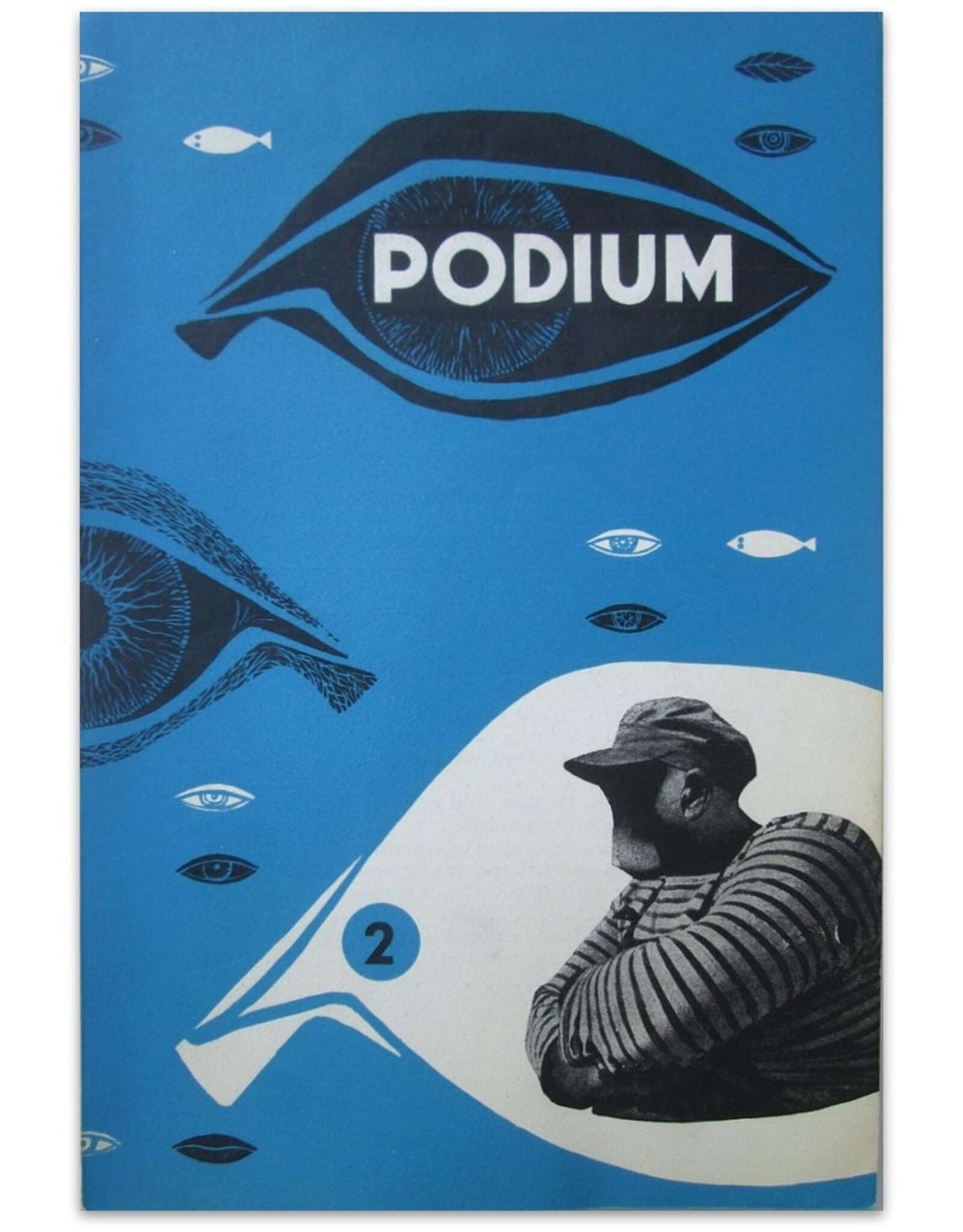W.F. Hermans - [Fotomontage] [op de cover van: Podium Tiende jaargang No.2]