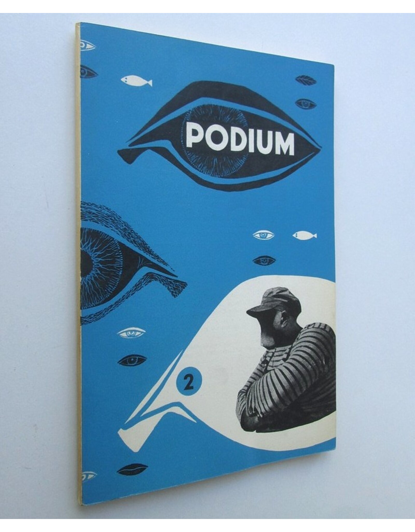 W.F. Hermans - [Fotomontage] [op de cover van: Podium Tiende jaargang No.2]