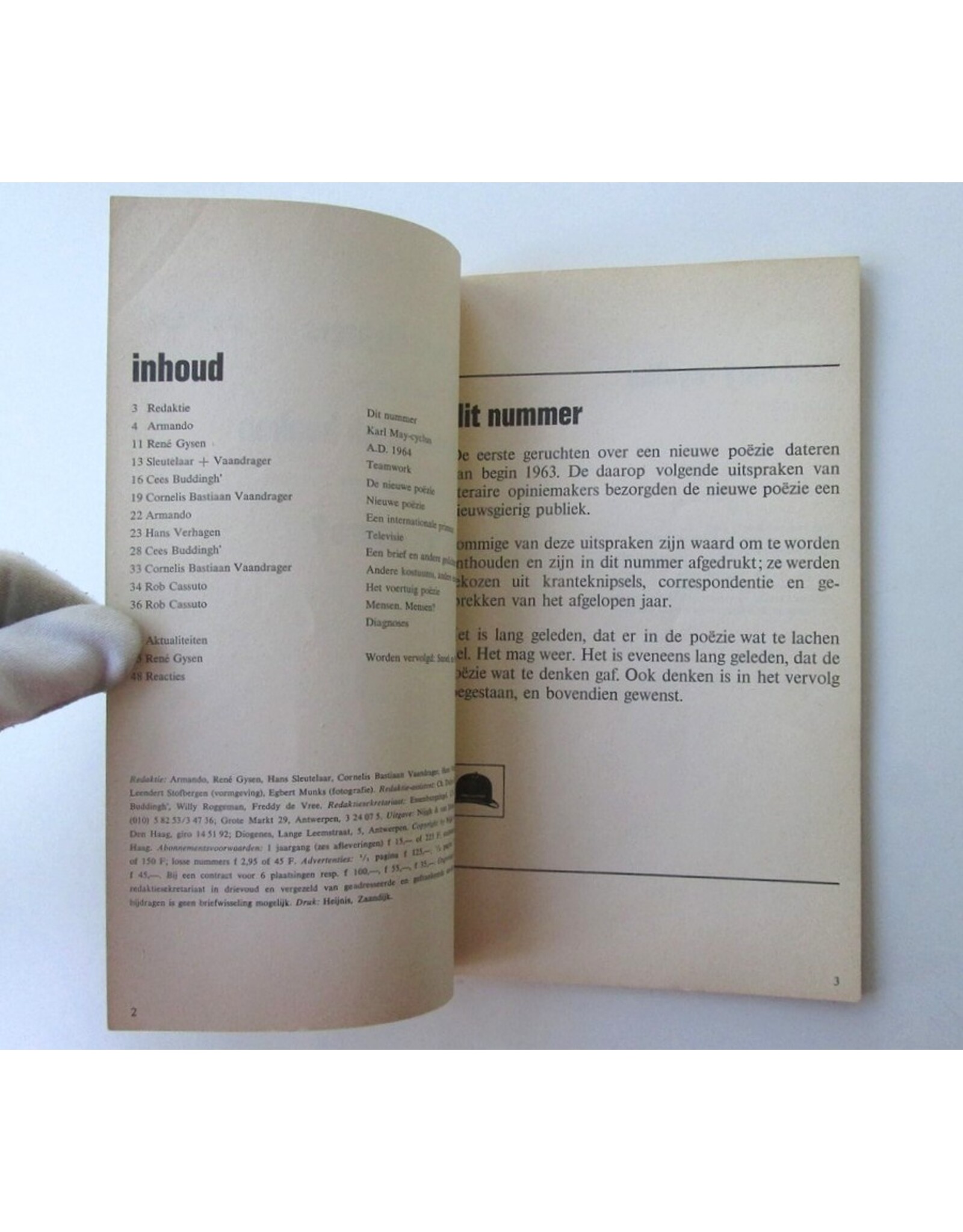 Armando [e.a., red.] - Gard Sivik 33. 7e jaargang No. 3: Een nieuwe datum in de poëzie