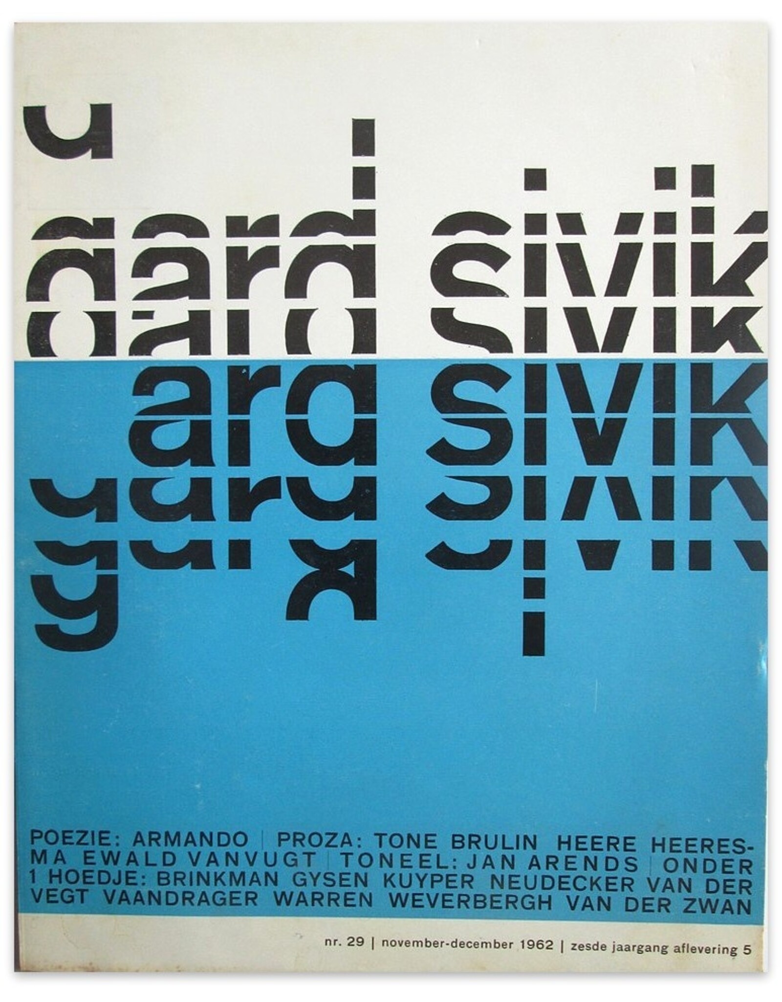 Jan Arends - Smeer of De weldoener der Vaderlands [in: Gard Sivik 29. 6e jaargang Afl. 5]