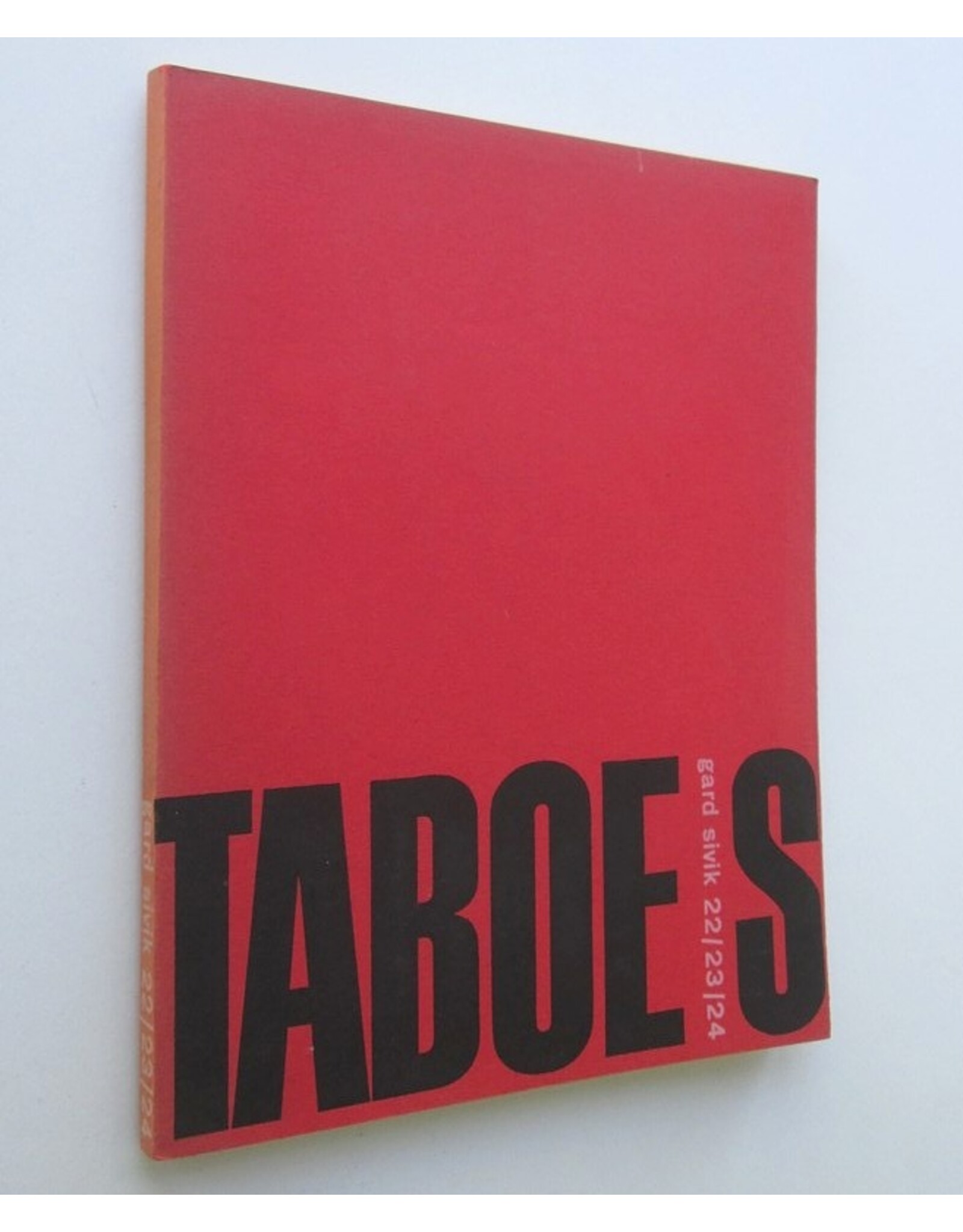 Willem Frederik Hermans - Dope, mana, manie en taboe [in: Gard Sivik 22/23/24. 5e jaargang Afl. 4/5/6: Taboes]