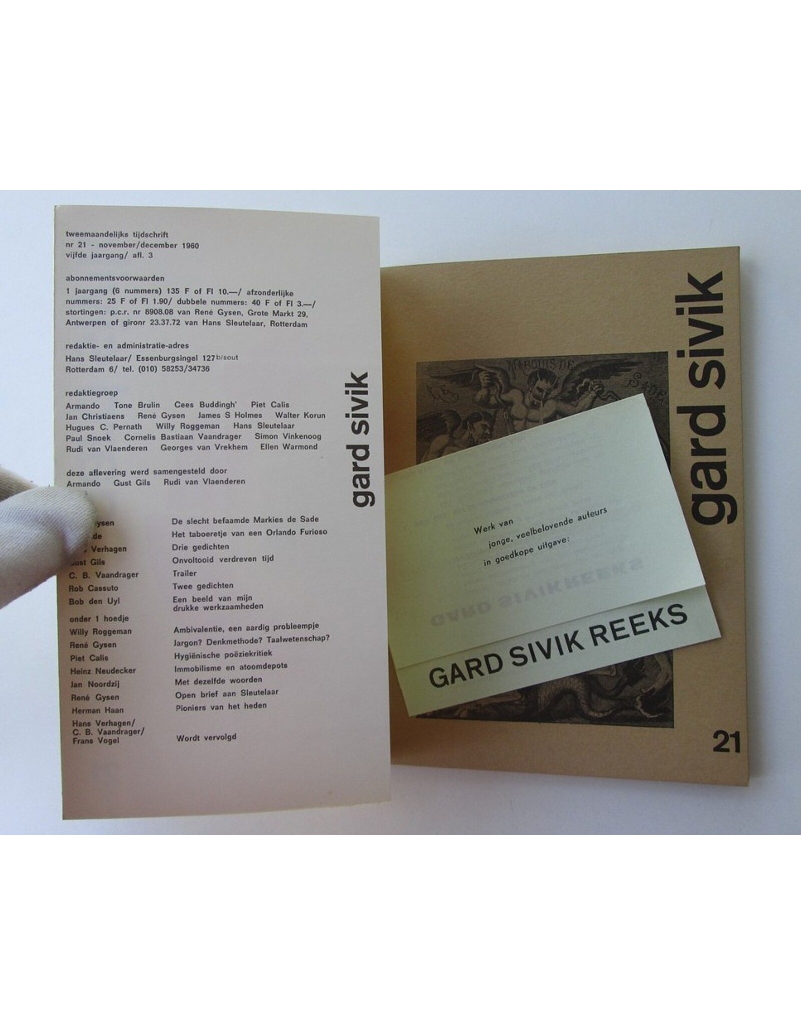 Bob den Uyl - Een beeld van mijn drukke werkzaamheden [in: Gard Sivik 21. 5e jrg Afl. 3]