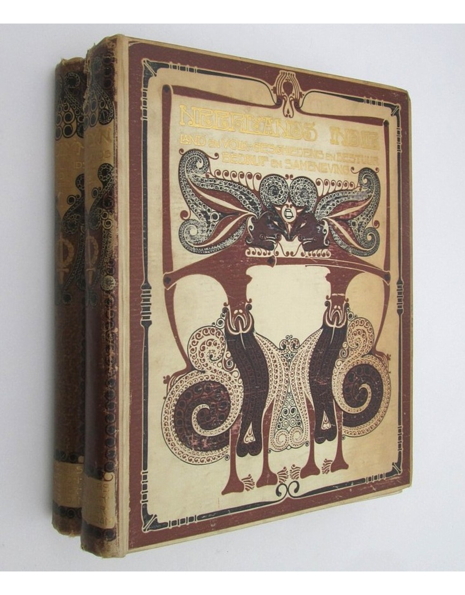 H. Colijn - Neerlands Indië. Land en volk, geschiedenis en bestuur, bedrijf en samenleving. Eerste [en] Tweede deel. Met [...] photographieën, prenten, kaarten, teekeningen en [gekleurde] platen
