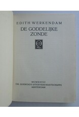 Edith Werkendam - De goddelijke zonde