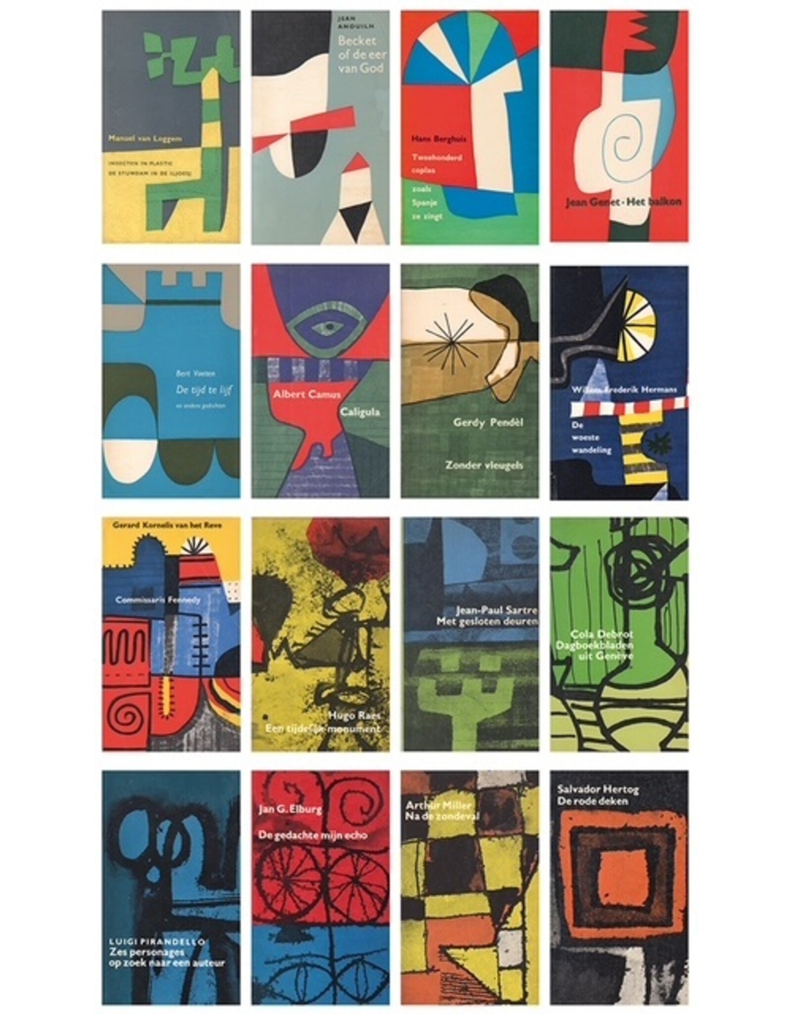 Han Steenbruggen - Om het omslag. De omslagontwerpen van Jaap Jungcurt en Karel Beunis voor de reeks Literaire Pockets van De Bezige Bij 1957-1966