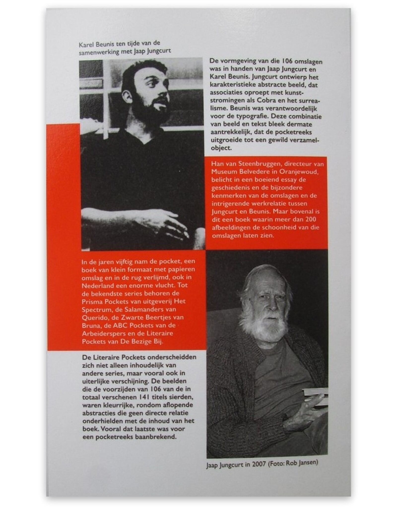 Han Steenbruggen - Om het omslag. De omslagontwerpen van Jaap Jungcurt en Karel Beunis voor de reeks Literaire Pockets van De Bezige Bij 1957-1966
