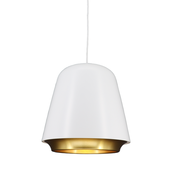 Artdelight Hanglamp Santiago - Wit/Goud