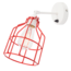 Het Lichtlab Wandlamp No.15 - Wit met Rode Kooi
