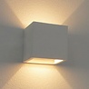 Artdelight Wandlamp Plaster Vierkant - Wit Artdelight Wandlamp Plaster Vierkant - Wit