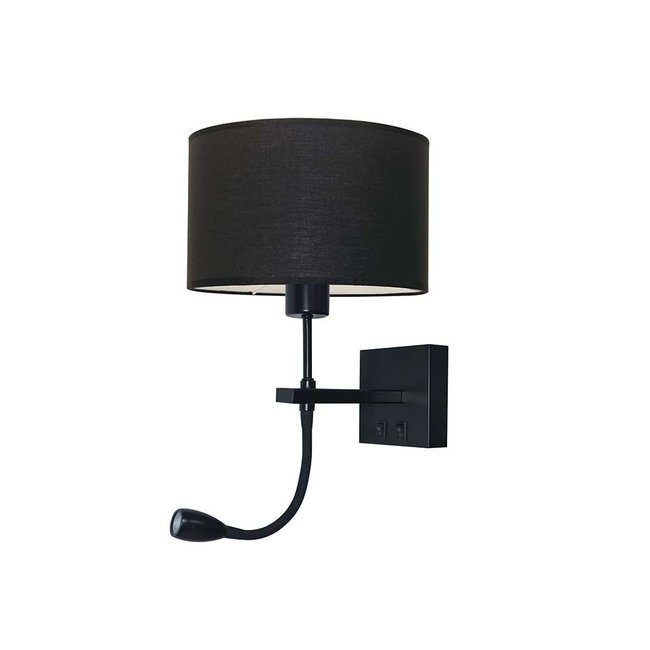 Artdelight Wandlamp Quad - Zwart