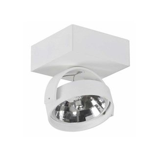 Artdelight Plafondlamp Dutchess 1L SQ - Wit