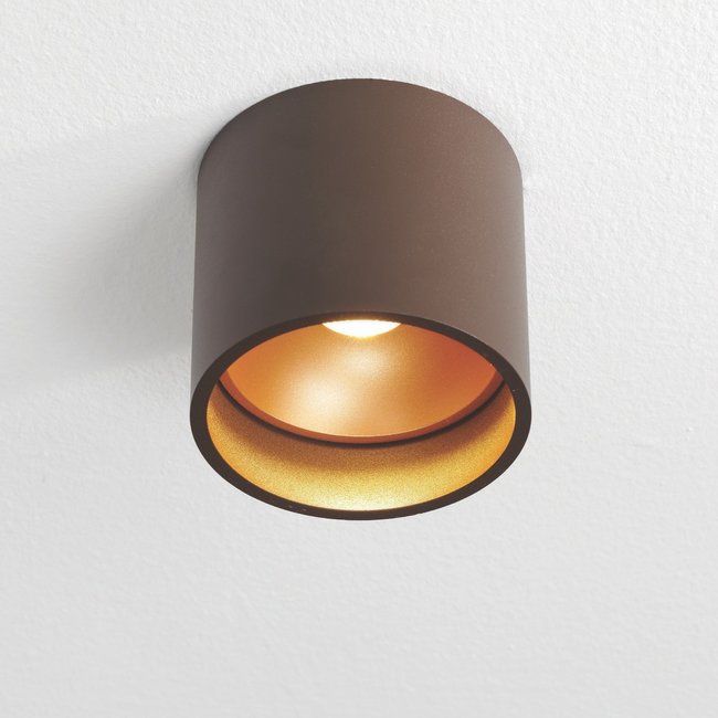 Artdelight Plafondlamp Orleans - Bruin/Koper