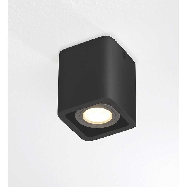 Artdelight Plafondlamp Bronx 1L - Zwart