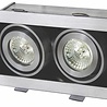 Artdelight Inbouwspot Visq 2L - Mat Staal Artdelight Inbouwspot Visq 2L - Mat Staal