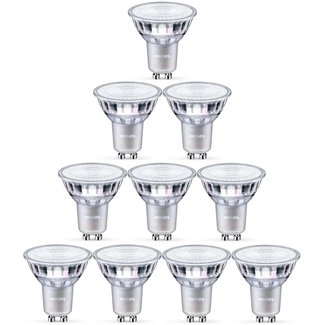 Philips 10 stuks GU10 Led 4,8W 2700K 355lm - Dimbaar