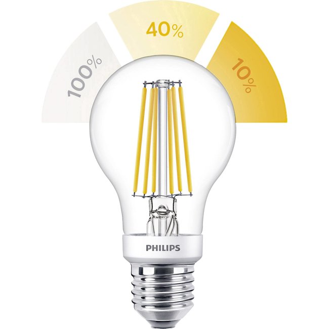 Philips E27 Led Filament 7,5W 2700-2500-2200K 806lm - SceneSwitch