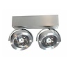 Artdelight Plafondlamp Dutchess LED 2L - Aluminium Artdelight Plafondlamp Dutchess LED 2L - Aluminium