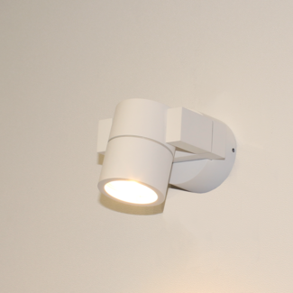 Artdelight Wandlamp Single - Wit
