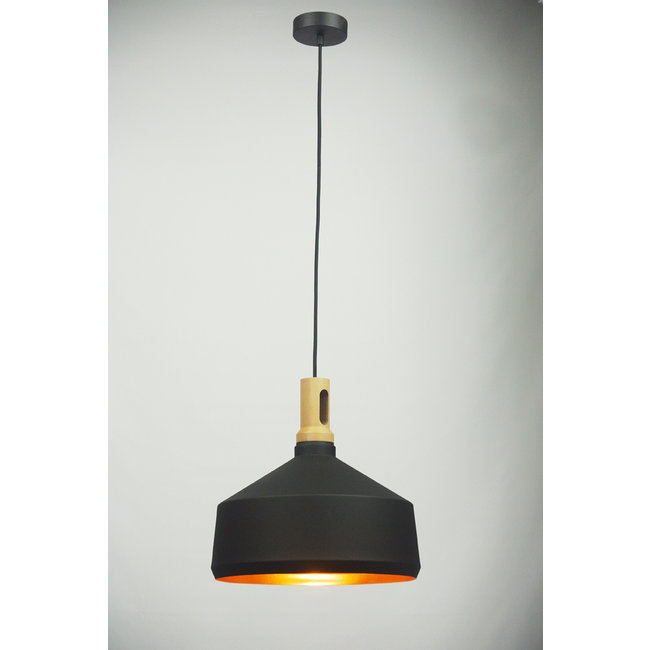 Artdelight Hanglamp Cornet B - Zwart