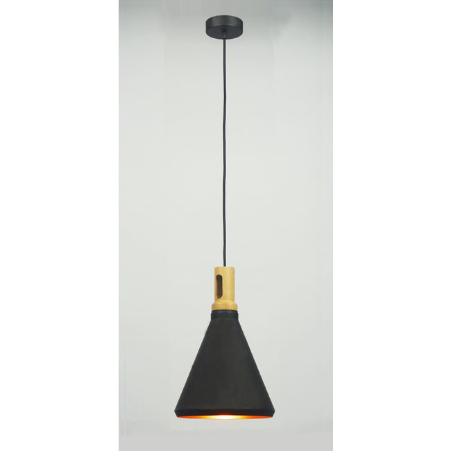 Artdelight Hanglamp Cornet A - Zwart