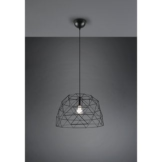 Trio Leuchten Hanglamp Haval Ø38cm - Zwart