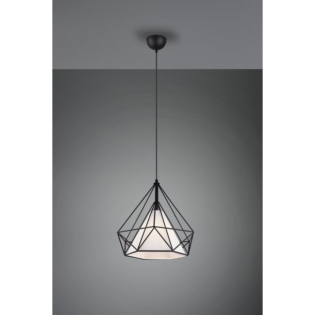 Trio Leuchten Hanglamp Babette - Zwart