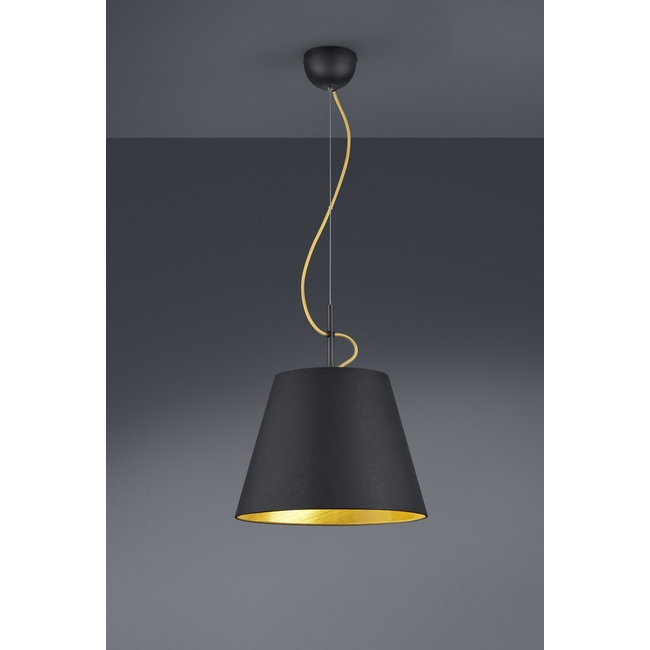 Trio Leuchten Hanglamp Andreus - Zwart/Goud