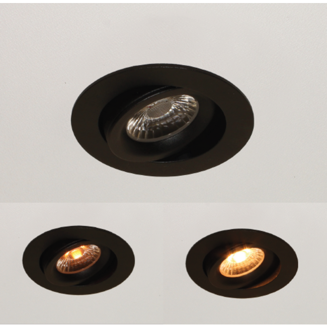 Artdelight Inbouwspot Special - Zwart - Dim To Warm