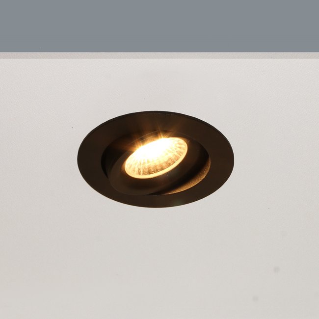 Artdelight Inbouwspot Special - Zwart - Dim To Warm