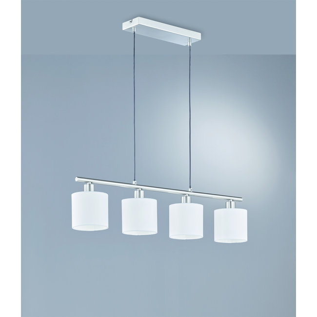 Trio Leuchten Hanglamp Tommy 4L - Wit