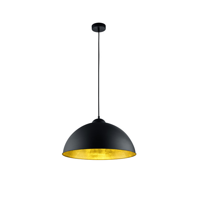 Trio Leuchten Hanglamp Romino II - Zwart/Goud