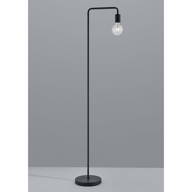 Trio Leuchten Vloerlamp Diallo - Zwart