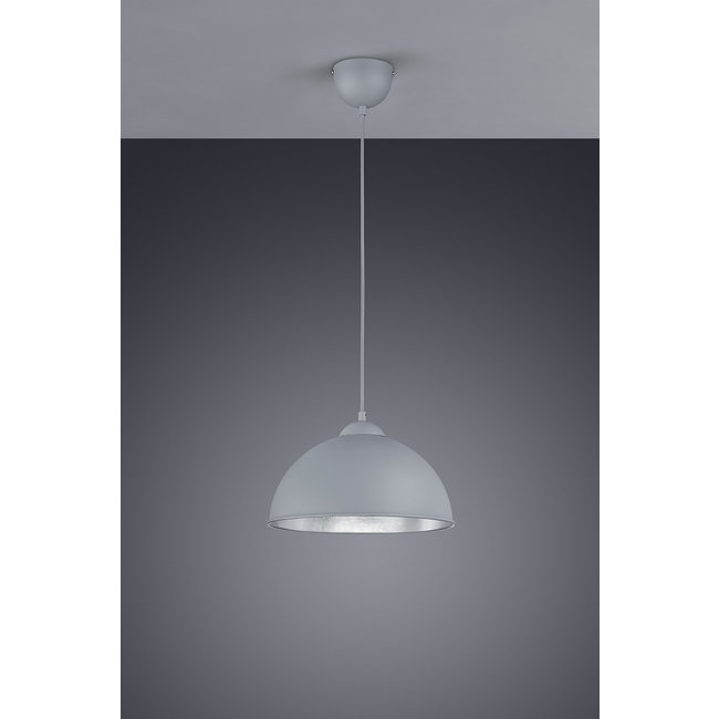 Trio Leuchten Hanglamp Jimmy - Grijs/Zilver