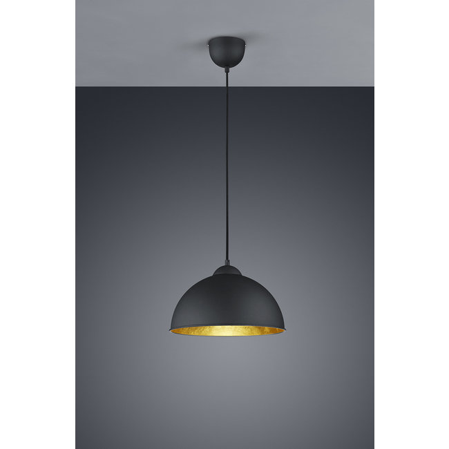 Trio Leuchten Hanglamp Jimmy -  Zwart/Goud