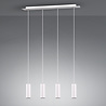 Trio Leuchten Hanglamp Marley 4L - Wit Trio Leuchten Hanglamp Marley 4L - Wit