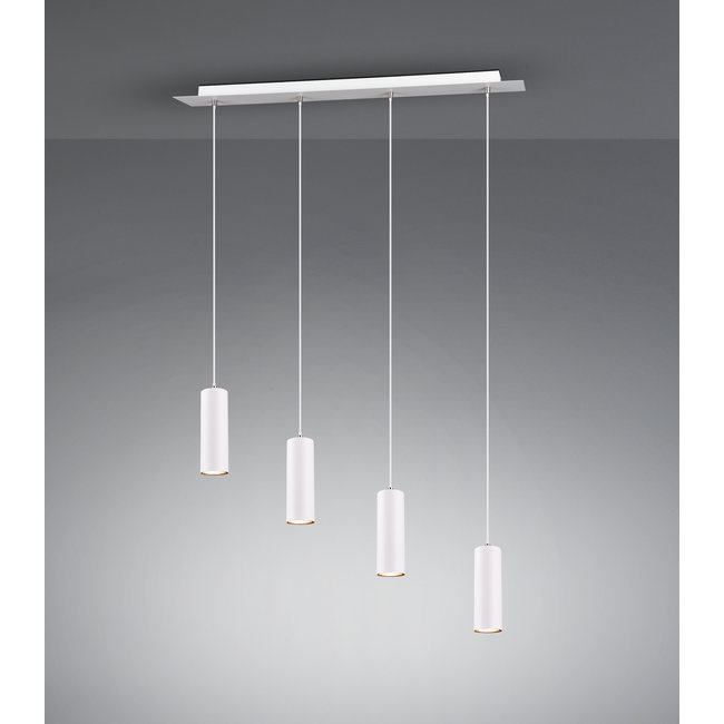 Trio Leuchten Hanglamp Marley 4L - Wit