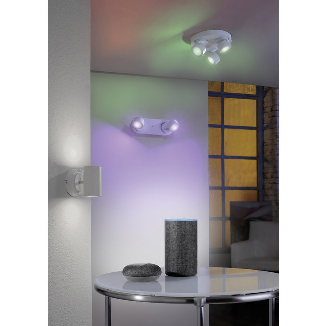 Trio Leuchten Wandlamp Sancho - Wit