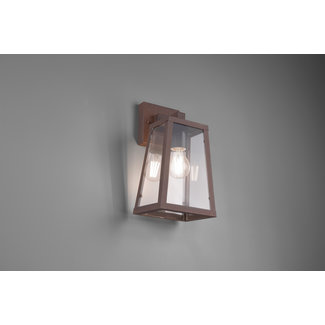 Trio Leuchten Wandlamp Arkansas - Roestbruin