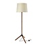 Artdelight Vloerlamp Trace - Hout/Wit