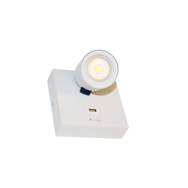 Artdelight Wandlamp Master Led USB - Wit