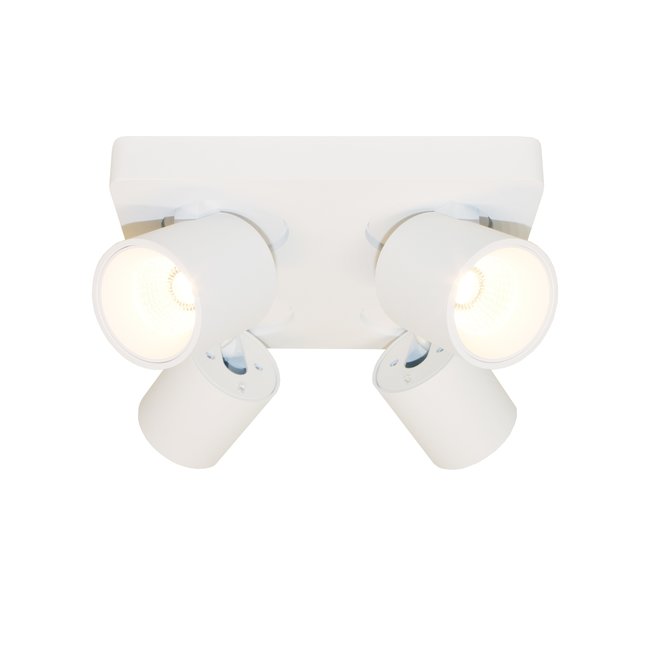 Artdelight Plafondlamp Laguna 4L - Wit