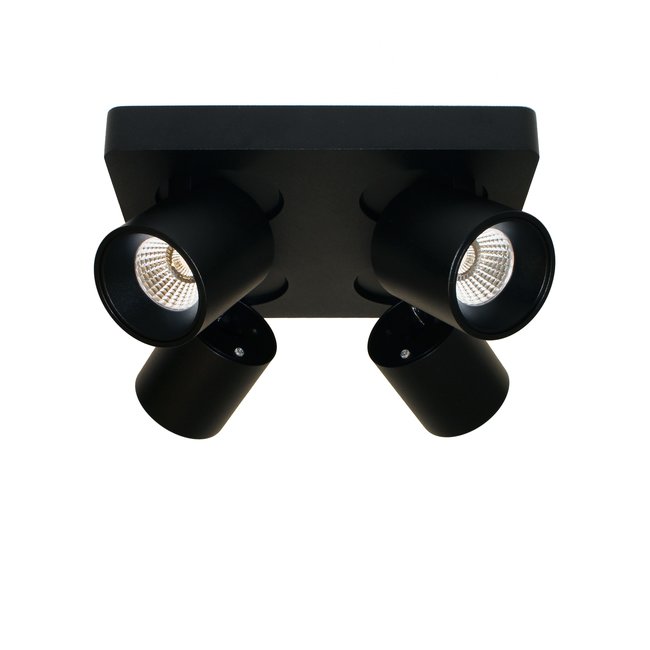 Artdelight Plafondlamp Laguna 4L - Zwart