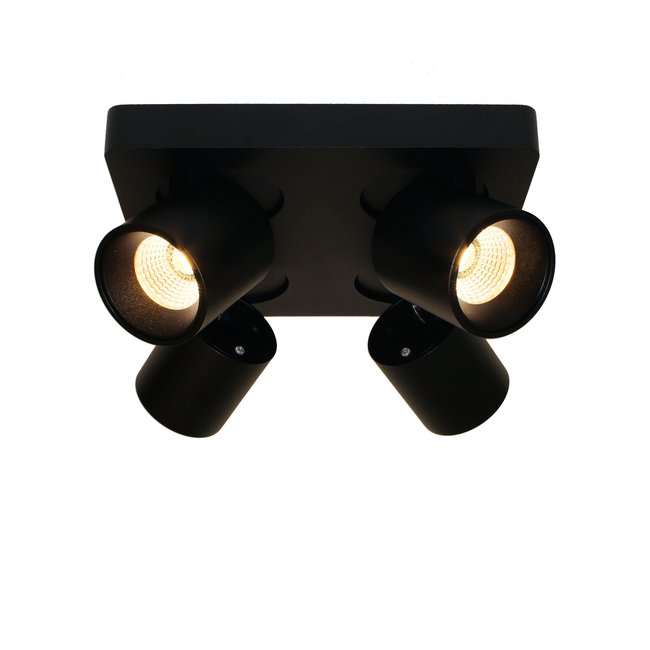 Artdelight Plafondlamp Laguna 4L - Zwart