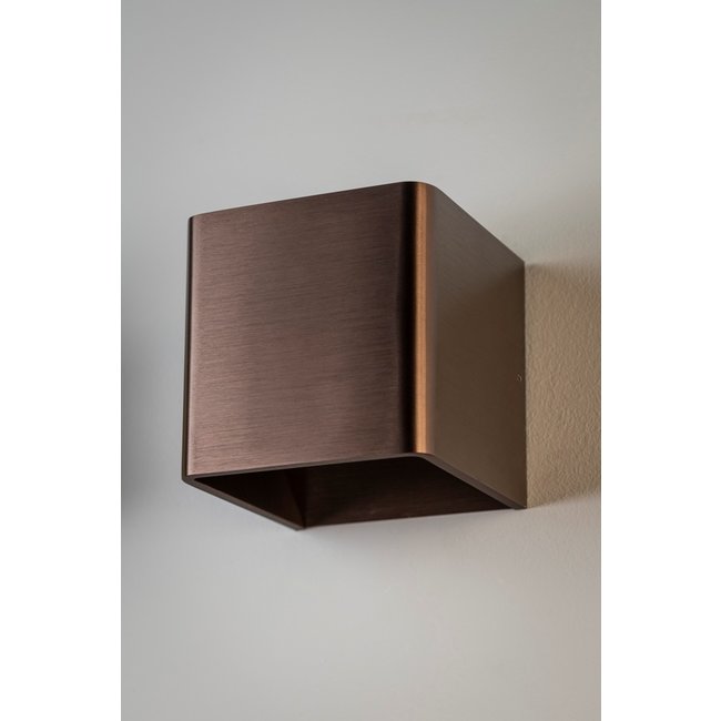 Artdelight Wandlamp Fulda - Donker Brons