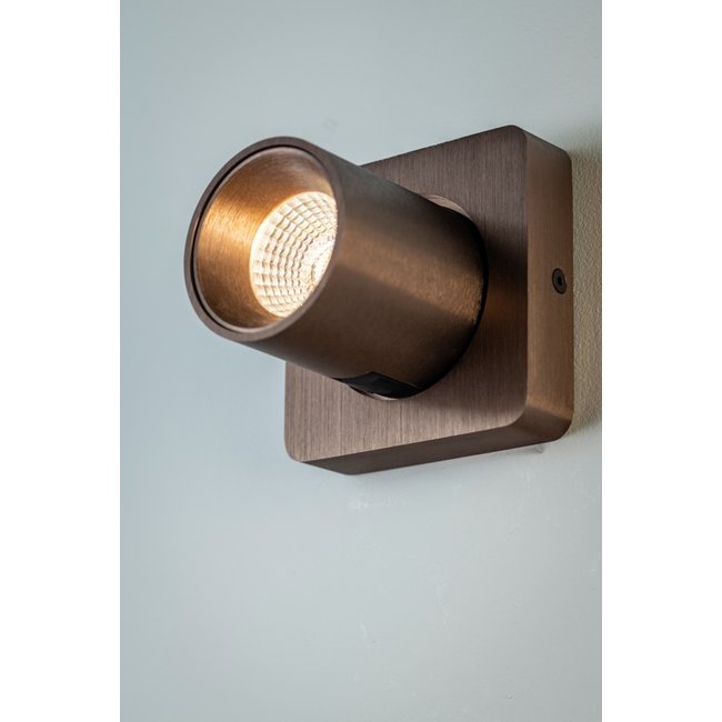 Artdelight Plafondlamp Laguna 1L - Donker Brons