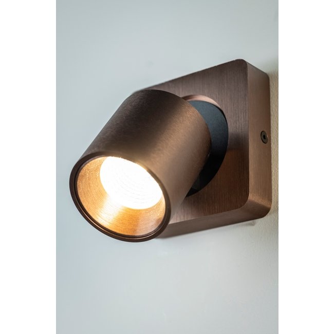 Artdelight Plafondlamp Laguna 1L - Donker Brons