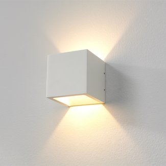 Artdelight Wandlamp Cube  - Wit - Dim To Warm