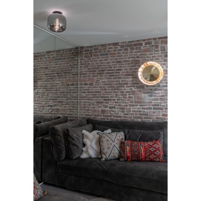 Artdelight Plafondlamp Preston 24cm - Titan