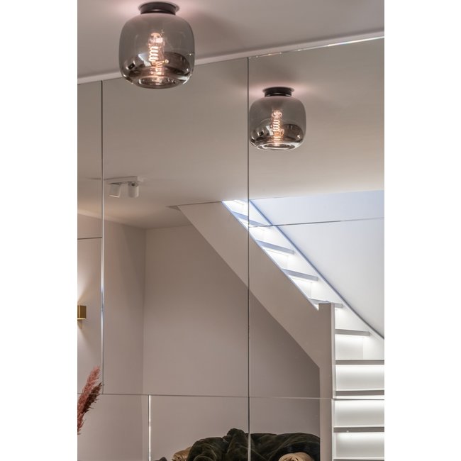 Artdelight Plafondlamp Preston 28cm - Titan